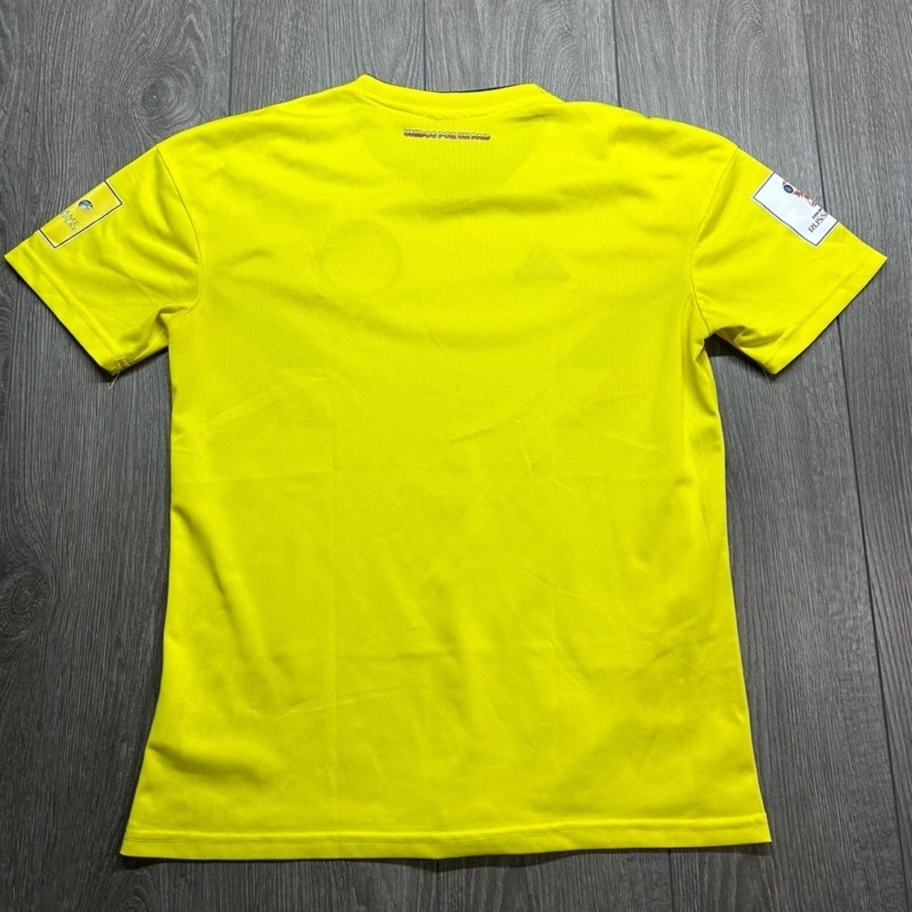 Adidas Colombia 2018 World Cup Home Jersey Yellow Mens Medium Soccer Shirt - Picture 5 of 9